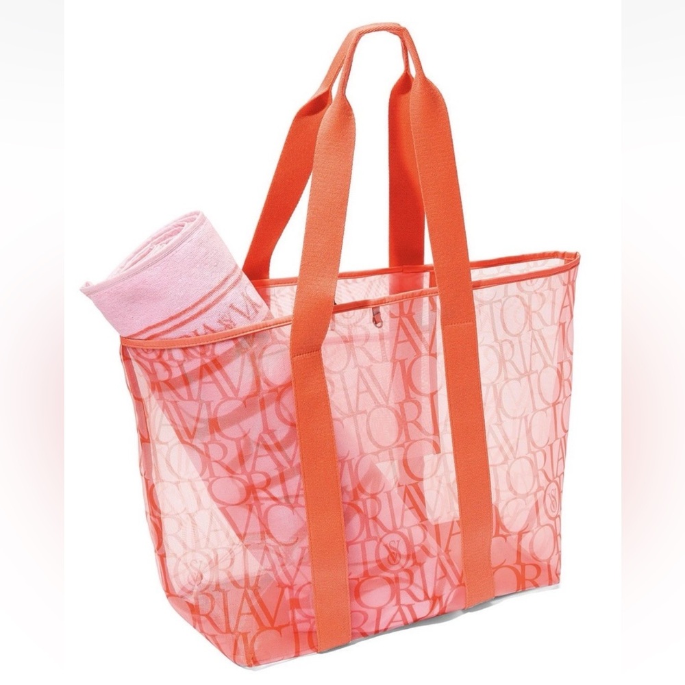 Victoria’s Secret Mesh Beach Tote & Towel Set